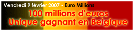 Un belge multi-millionnaire grâce à Euro Millions