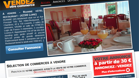 Commerces à vendre